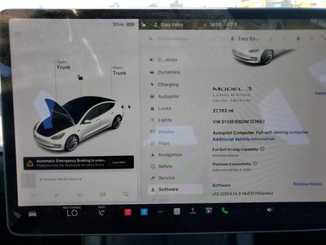 Photo 9 from auction – 2022 TESLA MODEL 3 with VIN 5YJ3E1EB2NF127663