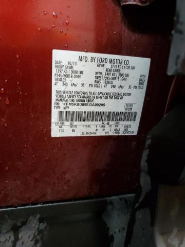 Photo 14 from auction – 2014 FORD EXPLORER X with VIN 1FM5K8D89EGA99295