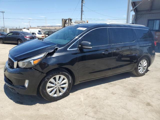 KIA SEDONA EX 2016 with VIN KNDMC5C10G6139501 - Photo from auction