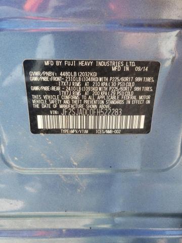 Photo 14 from auction – 2015 SUBARU FORESTER 2 with VIN JF2SJADC0FH522283