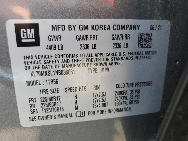 Photo 14 from auction – 2022 CHEVROLET TRAILBLAZE with VIN KL79MNSL1NB036031
