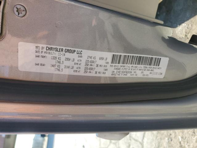 Photo 14 from auction – 2015 CHRYSLER TOWN & COU with VIN 2C4RC1BGXFR620304