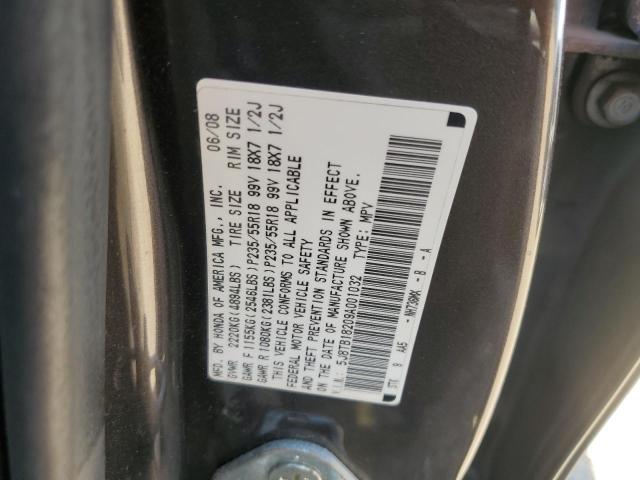 Photo 14 from auction – 2009 ACURA RDX with VIN 5J8TB18209A001032