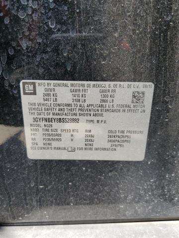 Photo 14 from auction – 2011 CADILLAC SRX PERFOR with VIN 3GYFNBEY8BS528882