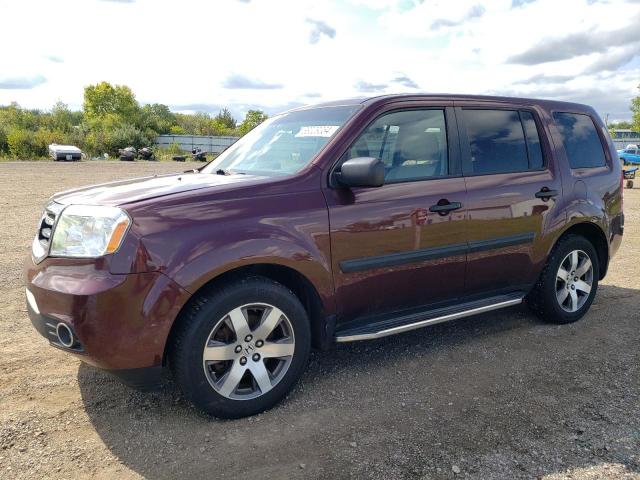 HONDA PILOT LX 2013 with VIN 5FNYF4H25DB016121 - Photo from auction