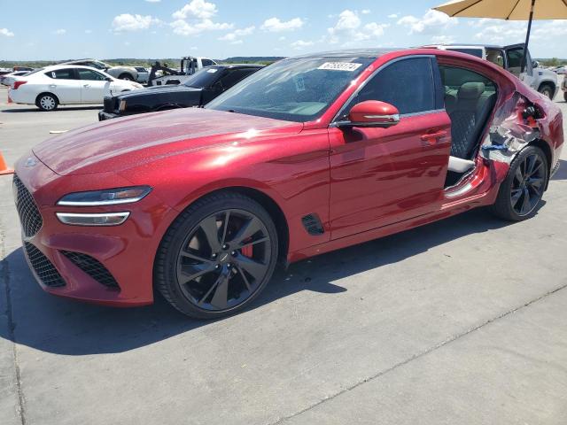GENESIS G70 BASE 2022 with VIN KMTG54TE8NU083354 - Photo from auction