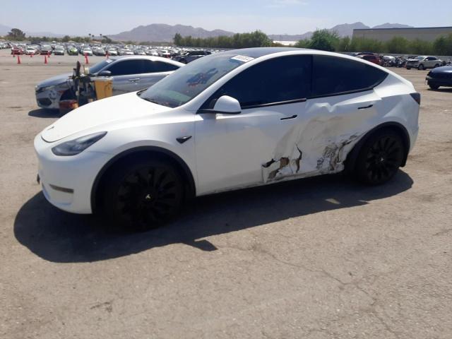 TESLA MODEL Y 2021 with VIN 5YJYGAEE5MF217866 - Photo from auction