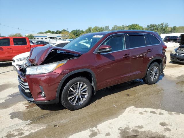 TOYOTA HIGHLANDER 2018 with VIN 5TDJZRFH9JS499133 - Photo from auction