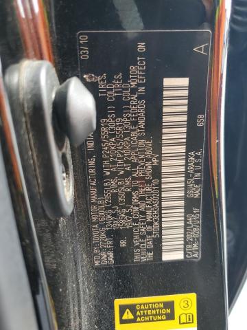 Photo 14 from auction – 2010 TOYOTA HIGHLANDER with VIN 5TDDK3EH3AS020110