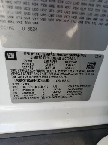 Photo 14 from auction – 2017 BUICK ENVISION E with VIN LRBFXDSA6HD235685