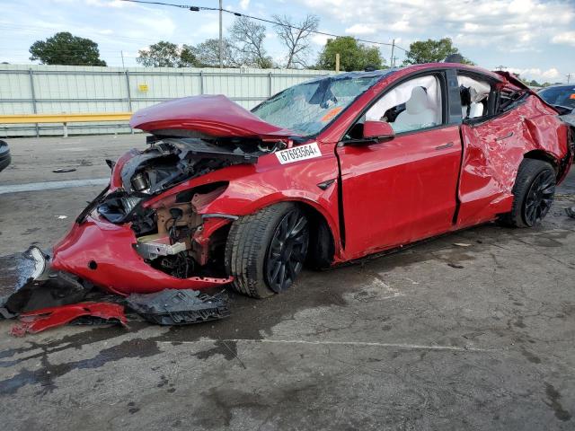 TESLA MODEL Y 2023 with VIN 7SAYGAEE2PF808115 - Photo from auction