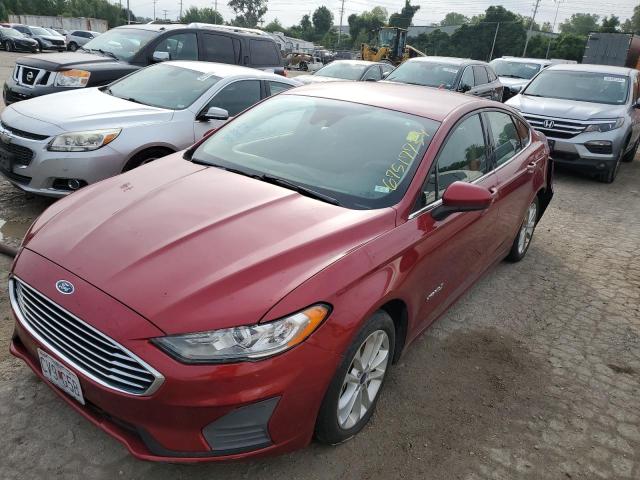 FORD FUSION SE 2019 with VIN 3FA6P0LU6KR257807 - Photo from auction
