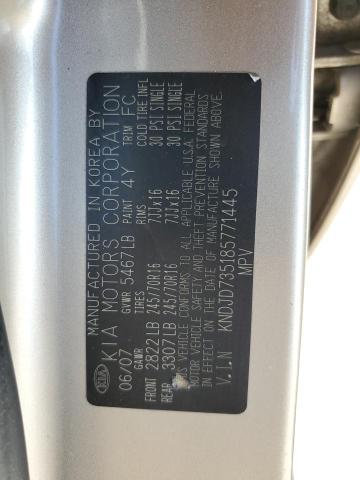 Photo 14 from auction – 2008 KIA SORENTO EX with VIN KNDJD735185771445