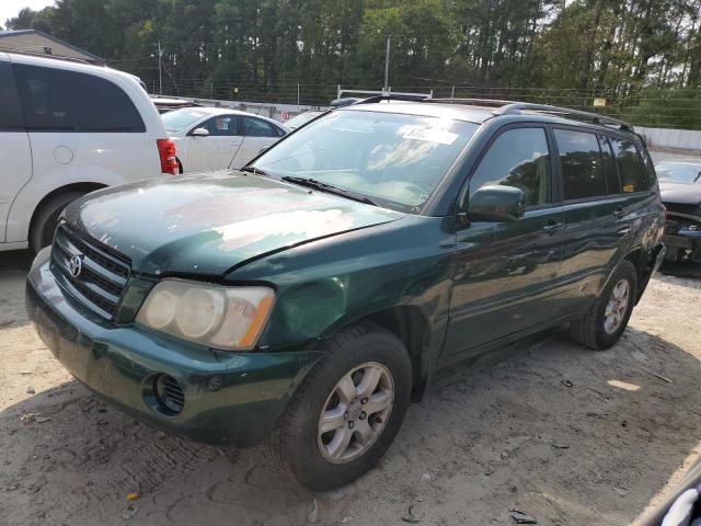 TOYOTA HIGHLANDER 2002 with VIN JTEGF21AX20062231 - Photo from auction