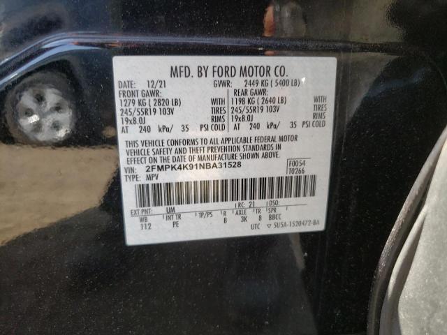 Photo 14 from auction – 2022 FORD EDGE TITAN with VIN 2FMPK4K91NBA31528