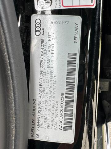 Photo 10 from auction – 2018 AUDI A6 PREMIUM with VIN WAUG3AFC8JN002349