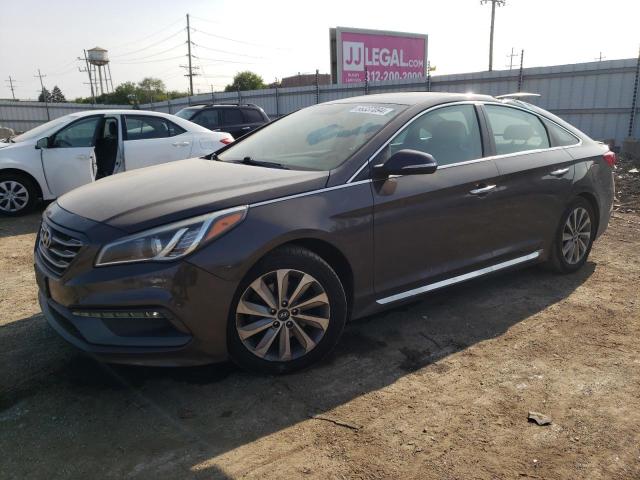 HYUNDAI SONATA SPO 2016 with VIN 5NPE34AF9GH409683 - Photo from auction