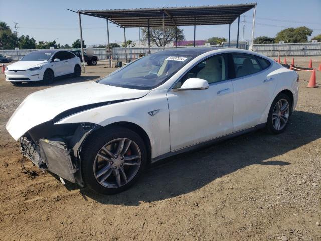 TESLA MODEL S 2015 with VIN 5YJSA1E44FF119199 - Photo from auction