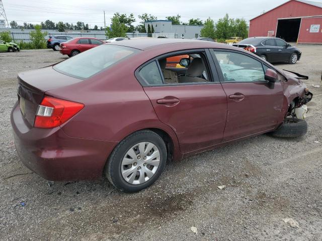 Photo 3 from auction – 2012 HONDA CIVIC LX with VIN 2HGFB2F48CH049118