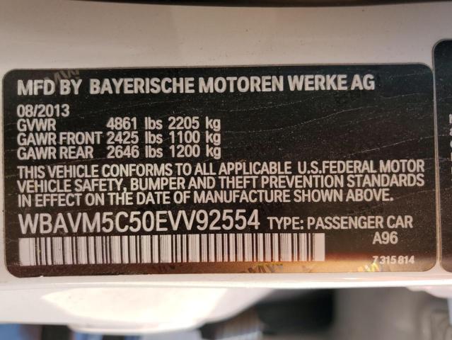 Photo 14 from auction – 2014 BMW X1 XDRIVE3 with VIN WBAVM5C50EVV92554
