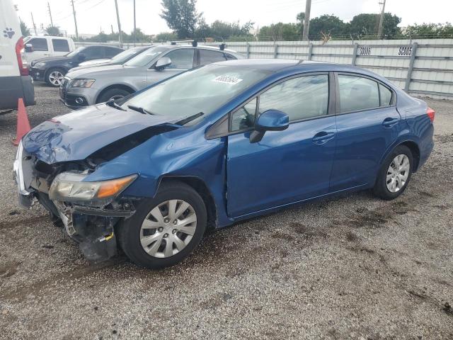 HONDA CIVIC LX 2012 with VIN 19XFB2F53CE361785 - Photo from auction