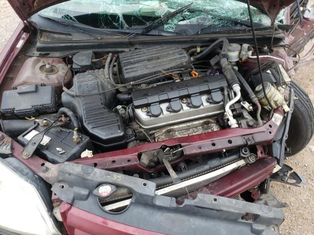 Photo 11 from auction – 2002 HONDA CIVIC EX with VIN 2HGES25892H574039