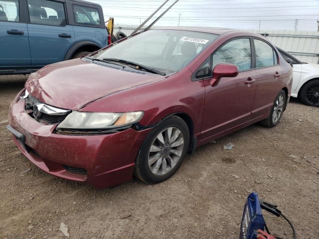 HONDA CIVIC EX 2010 with VIN 19XFA1F80AE019179 - Photo from auction