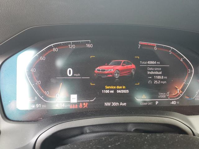 Photo 9 from auction – 2020 BMW 330XI with VIN WBA5R7C05LFH50396