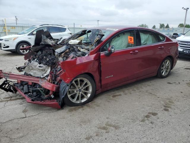 FORD FUSION SE 2019 with VIN 3FA6P0LU8KR221049 - Photo from auction