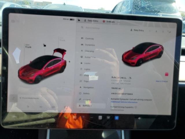 Photo 9 from auction – 2018 TESLA MODEL 3 with VIN 5YJ3E1EBXJF119904