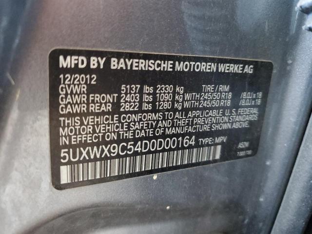 Photo 14 from auction – 2013 BMW X3 XDRIVE2 with VIN 5UXWX9C54D0D00164