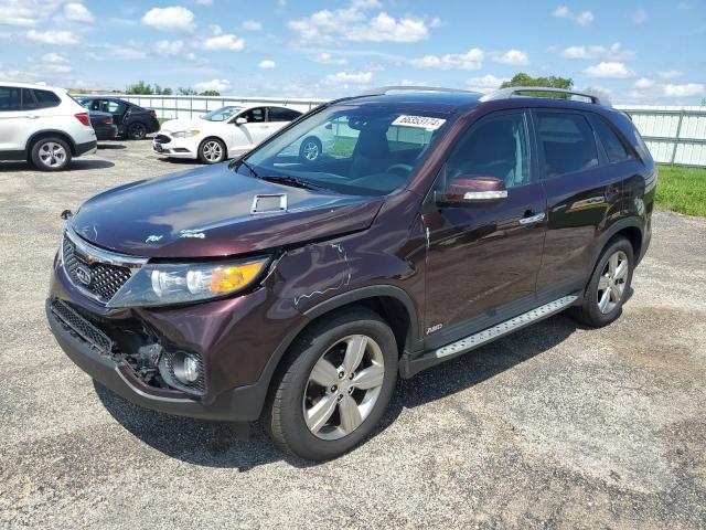 KIA SORENTO EX 2013 with VIN 5XYKUDA21DG324546 - Photo from auction