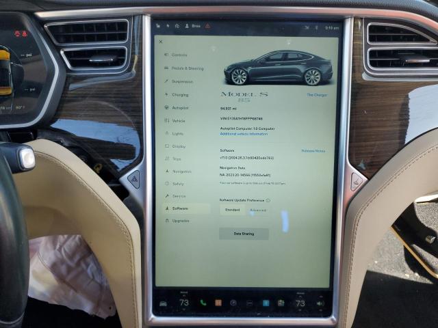 Photo 9 from auction – 2015 TESLA MODEL S 85 with VIN 5YJSA1H16FFP68746