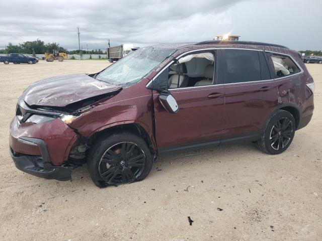 HONDA PILOT SE 2022 with VIN 5FNYF5H22NB021669 - Photo from auction