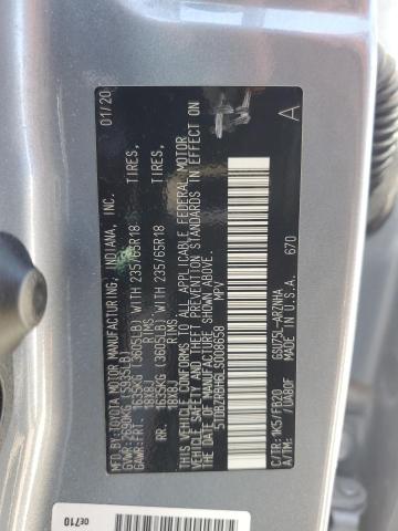 Photo 14 from auction – 2020 TOYOTA HIGHLANDER with VIN 5TDBZRBH6LS008658