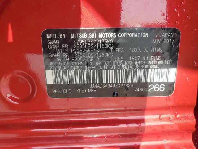 Photo 14 from auction – 2018 MITSUBISHI OUTLANDER with VIN JA4AD3A34JZ027826