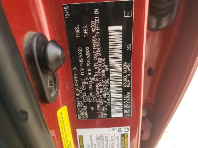 Photo 14 from auction – 2016 TOYOTA 4RUNNER SR with VIN JTEZU5JRXG5119852