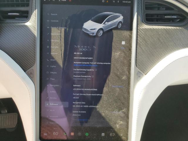 Photo 9 from auction – 2018 TESLA MODEL X with VIN 5YJXCBE21JF142811