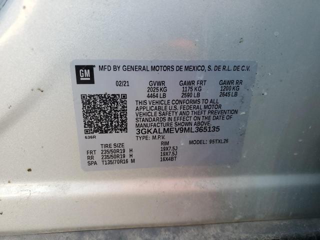 Photo 14 from auction – 2021 GMC TERRAIN SL with VIN 3GKALMEV9ML365135