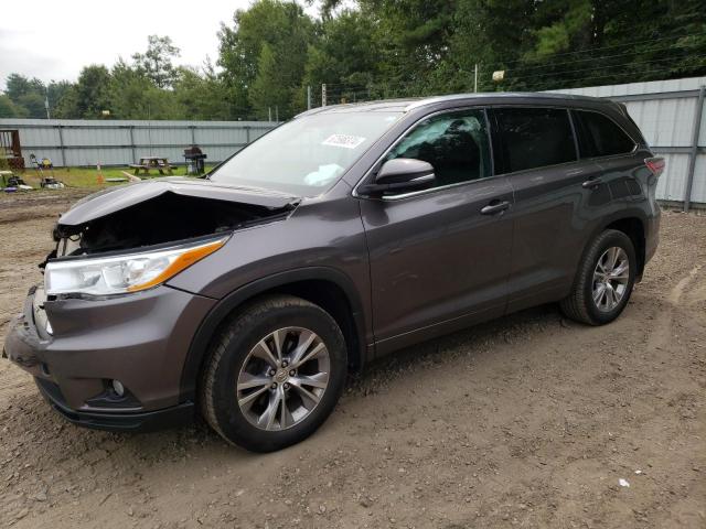 TOYOTA HIGHLANDER 2014 with VIN 5TDJKRFH2ES040620 - Photo from auction