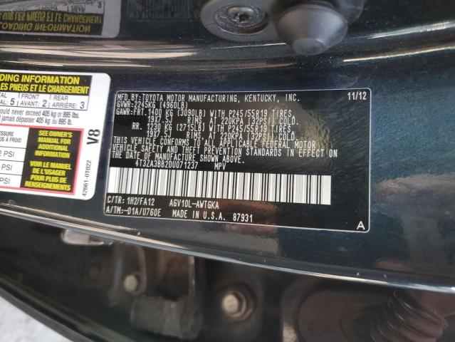 Photo 14 from auction – 2013 TOYOTA VENZA LE with VIN 4T3ZA3BB2DU071237