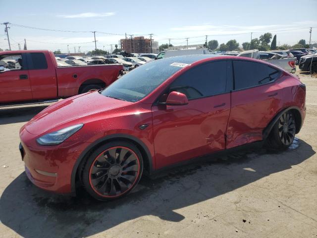 TESLA MODEL Y 2020 with VIN 5YJYGDEF3LF038203 - Photo from auction