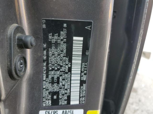 Photo 14 from auction – 2013 TOYOTA SIENNA LE with VIN 5TDKK3DC8DS403624