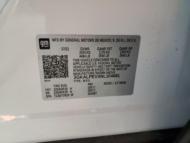 Photo 14 from auction – 2022 GMC TERRAIN SL with VIN 3GKALPEVXNL104681