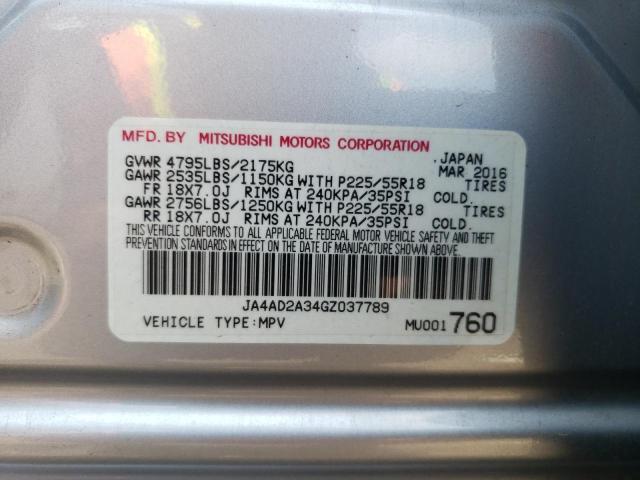 Photo 14 from auction – 2016 MITSUBISHI OUTLANDER with VIN JA4AD2A34GZ037789