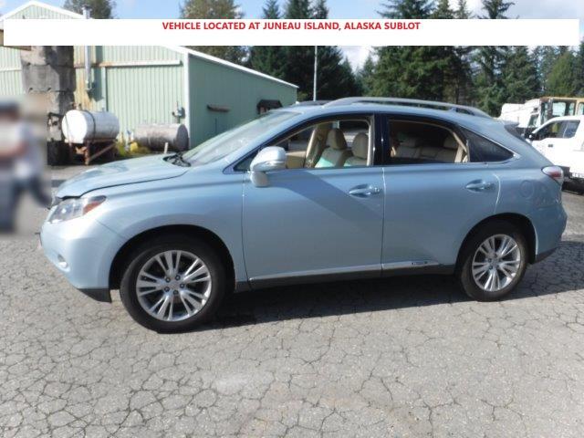 LEXUS RX 450H 2010 with VIN JTJBC1BA0A2024135 - Photo from auction