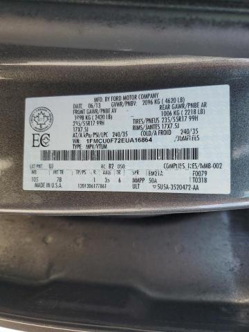 Photo 14 from auction – 2014 FORD ESCAPE S with VIN 1FMCU0F72EUA16864