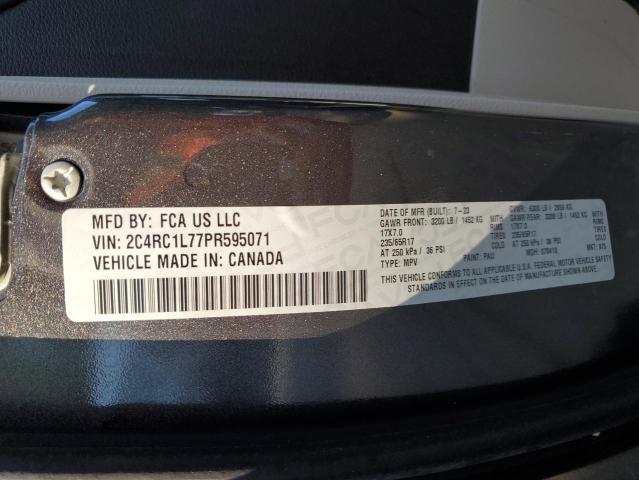 Photo 14 from auction – 2023 CHRYSLER PACIFICA H with VIN 2C4RC1L77PR595071