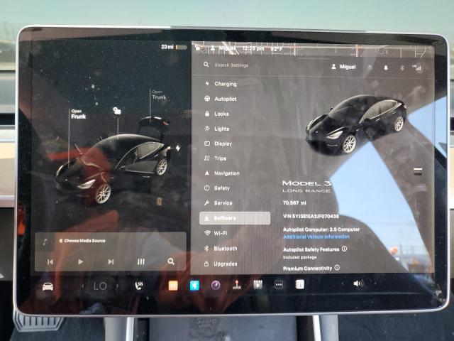 Photo 9 from auction – 2018 TESLA MODEL 3 with VIN 5YJ3E1EA3JF070438