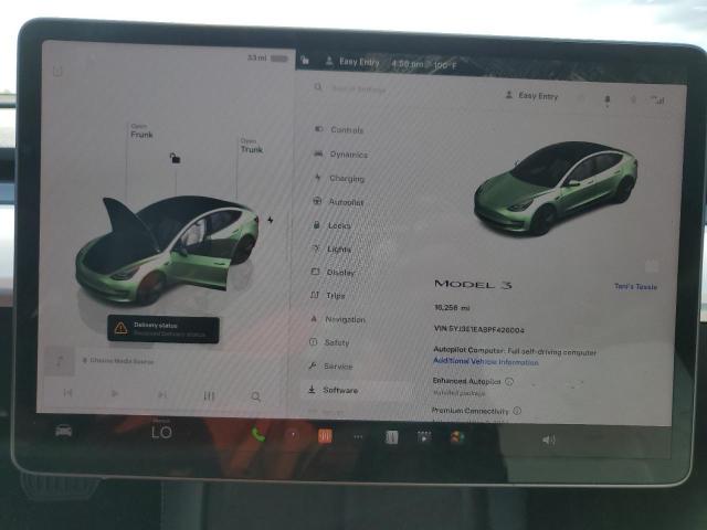 Photo 9 from auction – 2023 TESLA MODEL 3 with VIN 5YJ3E1EA8PF426004